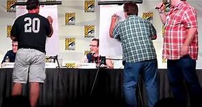 Draw off between Peter Avanzino & Matt Groening San Diego Comic Con 2011 SDCC