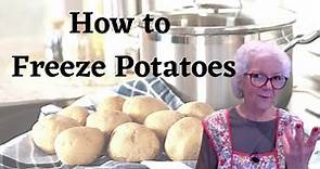 How To Freeze Potatoes | Healthier, More Delicious Frozen Potatoes Made in Your Kitchen!