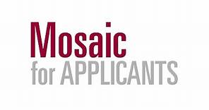 How To: Using McMaster's Mosaic Applicant Portal