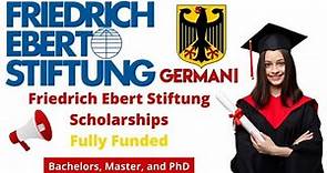 Friedrich Ebert Stiftung Scholarship In Germany 2024 (Fully Funded) || XComsians Scholarship Series