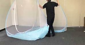 蚊帳 たたみ方 畳み方 《 暮らしの幸便公式 》ワンタッチ蚊帳 底付き ムカデ対策 収納方法 簡単 分かりやすい How to fold a mosquito net tent type
