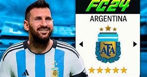 Reconstruyendo a la Selección Argentina en FC 24!