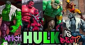 Ranking the Marvel Legends Hulks