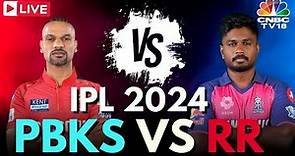 IPL 2024 LIVE: PBKS vs RR LIVE Match | Punjab Kings vs Rajasthan Royals LIVE Score | Cricket | N18L