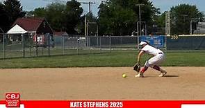Kate Stephens 2025 Shortstop/Secondbase Softball Skills Video
