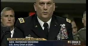 General Ray Odierno's Senate Armed Services Testimony: Hollow Army