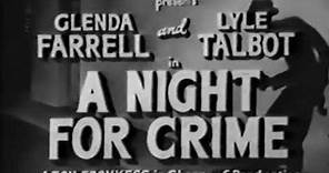 Night for Crime (1943 crime drama / full length suspense movie)