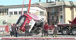 Accidente Bomberos Italia, Melegnano - Incidente Vigili di fuoco