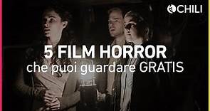 5 film horror da vedere gratis.