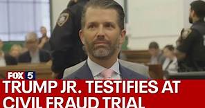 Trump Jr. testifies at civil fraud trial