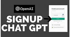 ChatGPT Sign Up: How to Create/Open Chat GPT Account 2023?