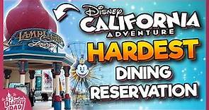 Disney California Adventure's MOST POPULAR Dining Reservation | Lamplight Lounge Dinner