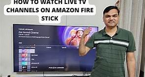(Hindi) How to watch live tv on amazon fire tv stick | how to get live tv on firestick | TV Guide