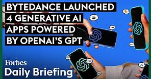 TikTok Owner ByteDance Quietly Launched 4 Generative AI Apps Powered By OpenAI’s GPT