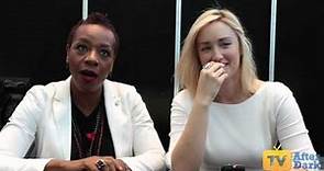 Marianne Jean-Baptiste (Mayfair) & Ashley Johnson (Patterson) from Blindspot NYCC 2015 Interview