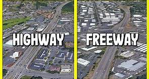 The Difference Between Freeways & Highways