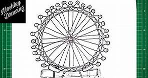 How to Draw The London Eye