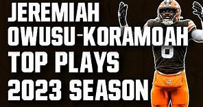 Jeremiah Owusu-Koramoah | Top Plays of the 2023 season