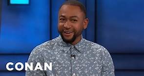 Percy Daggs III Averted His Eyes During Kristen Bell's Sex Scene | CONAN on TBS