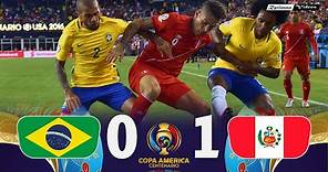 Brasil 0 x 1 Peru ● 2016 Copa América Extended Goals & Highlights HD