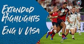 Extended Highlights: England 45-7 USA - Rugby World Cup 2019