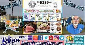 The Big Store Ad This Week In Crystal Beach, Texas.