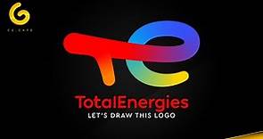 TotalEngergies Logo Design Process