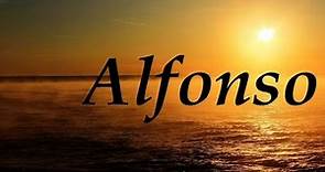 Alfonso, significado y origen del nombre
