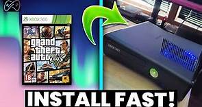 How to Install Games FAST on a Xbox 360 RGH Tutorial