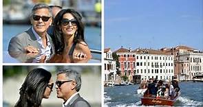 Gran expectativa en Venecia por la boda de George Clooney