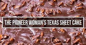 How to make The Pioneer Woman's Texas sheet cake