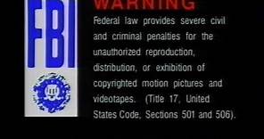 FBI Warning (1989)