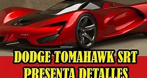 El Dodge Tomahawk SRT presenta un motor extremadamente potente y un diseño impresionante