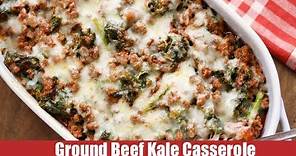 Ground Beef Kale Casserole