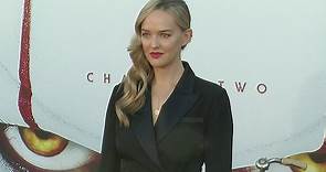 Jess Weixler stuns in robe dress at 'IT Chapter Two' premiere