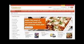 How to find your previous orders on the Sainsbury's website