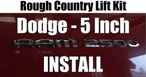 Rough Country Dodge Ram Lift Kit Installation - Tutorial and Review - SD Truck Springs