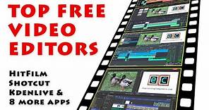 Top Free Video Editors 2023