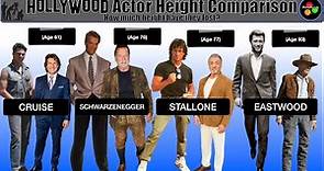 Hollywood Actor Height Comparison | How Much Have They Lost?