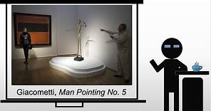 Giacometti Man Pointing No. 5