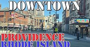 Providence - Rhode Island - 4K Downtown Drive