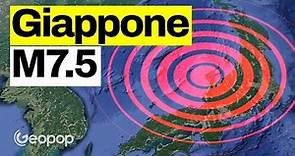 La spiegazione geologica del violento terremoto M7.5 che ha colpito il Giappone il 1 Gennaio 2024