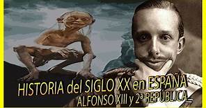 Historia del siglo XX en España (Edad Contemporánea): Alfonso XIII y 2ª República. Para niños