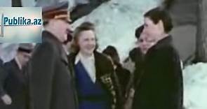 Historical footage shows late actress Magda Schneider and Hitler together