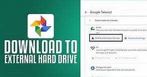 How To Download Google Photos To External Hard Drive | Complete Tutorial Step by Step