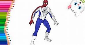 Spiderman | Come disegnare e colorare | Piccole Mani Libro Da Colorare