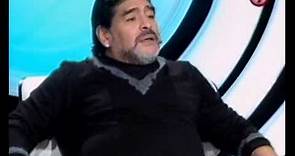 TVR - Diego Maradona sobre su mala relación con Passarella 21-07-12