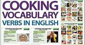 Cooking Vocabulary in English - Cooking Verbs