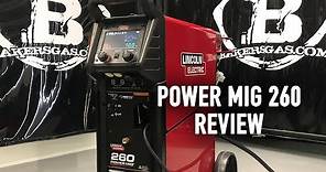 Lincoln Electric Power MIG 260 MIG Welder Review | BAKER'S GAS