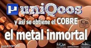 Y así se obtiene el cobre, el metal inmortal